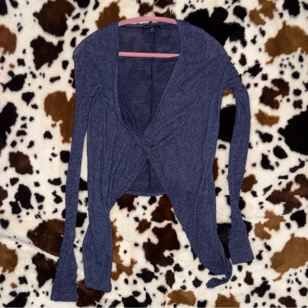 American Eagle Outfitters Blue Cardigan